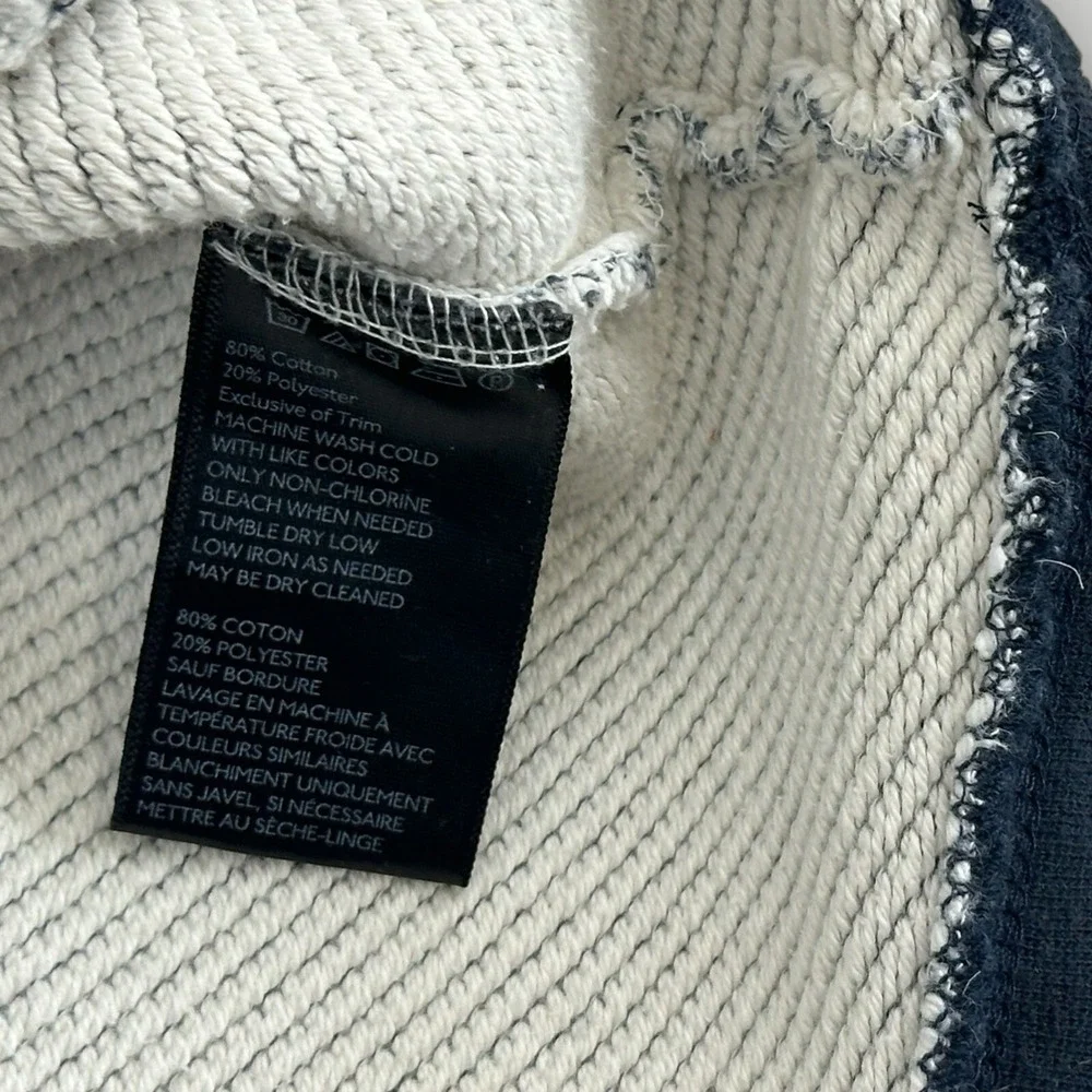CPO Provisions Shipmen Supply Hoodie Mens L SLIM Gray w Blue Trim Long Sleeves‎